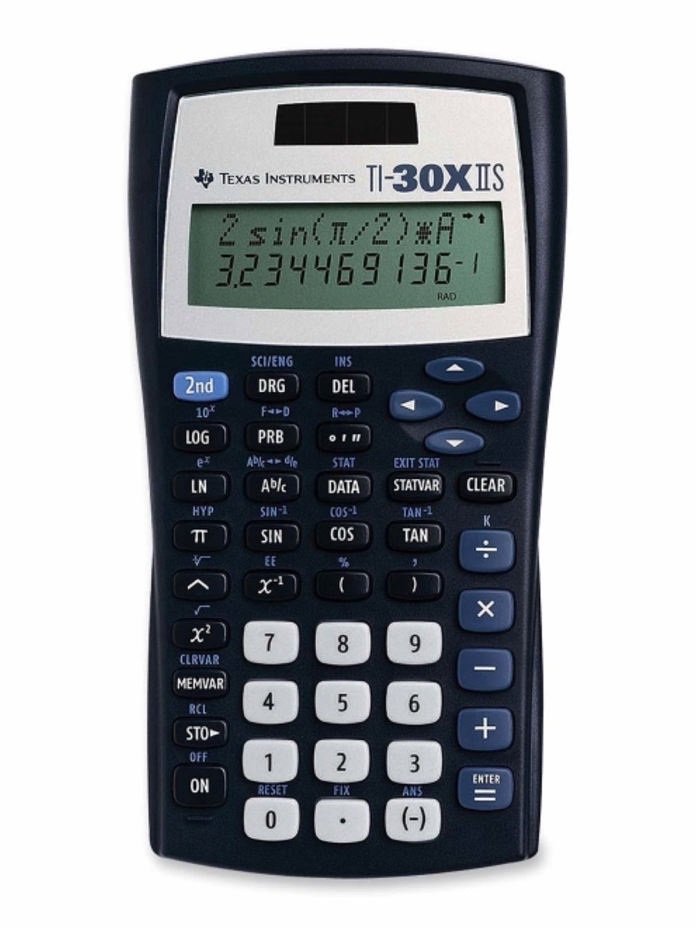 TEXAS INSTRUMENTS TI30XIIS DUAL POWER SCIENTIFIC CALCULATOR